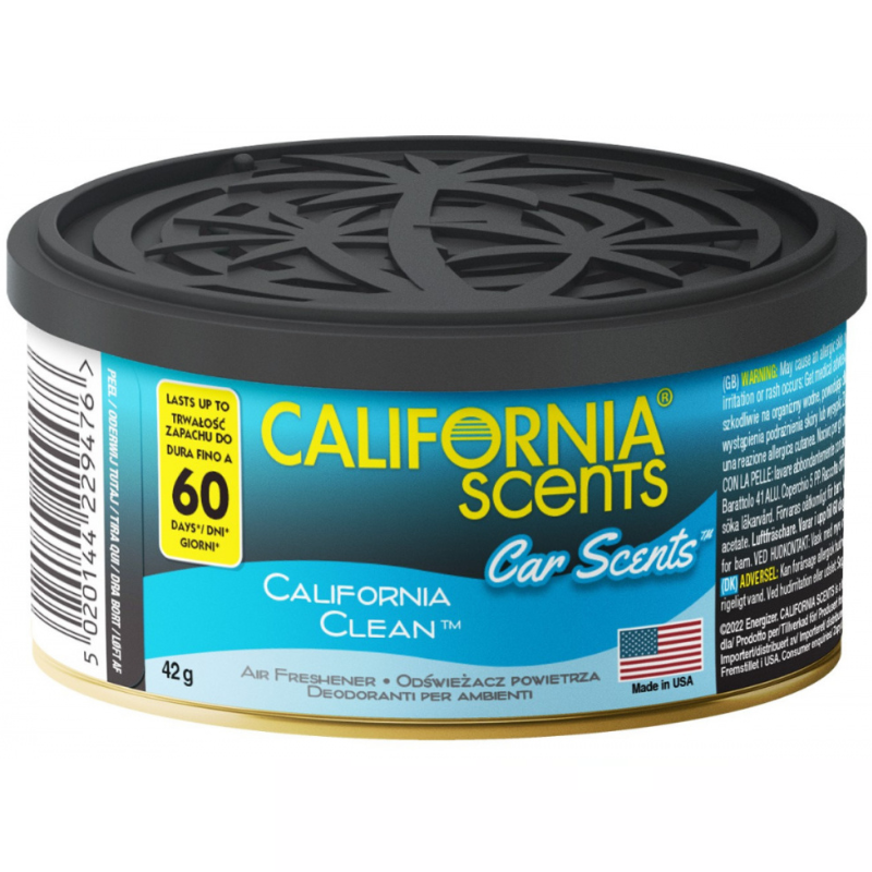 Ароматизатор автомобільний у баночці California Scents California Clean - фото 1