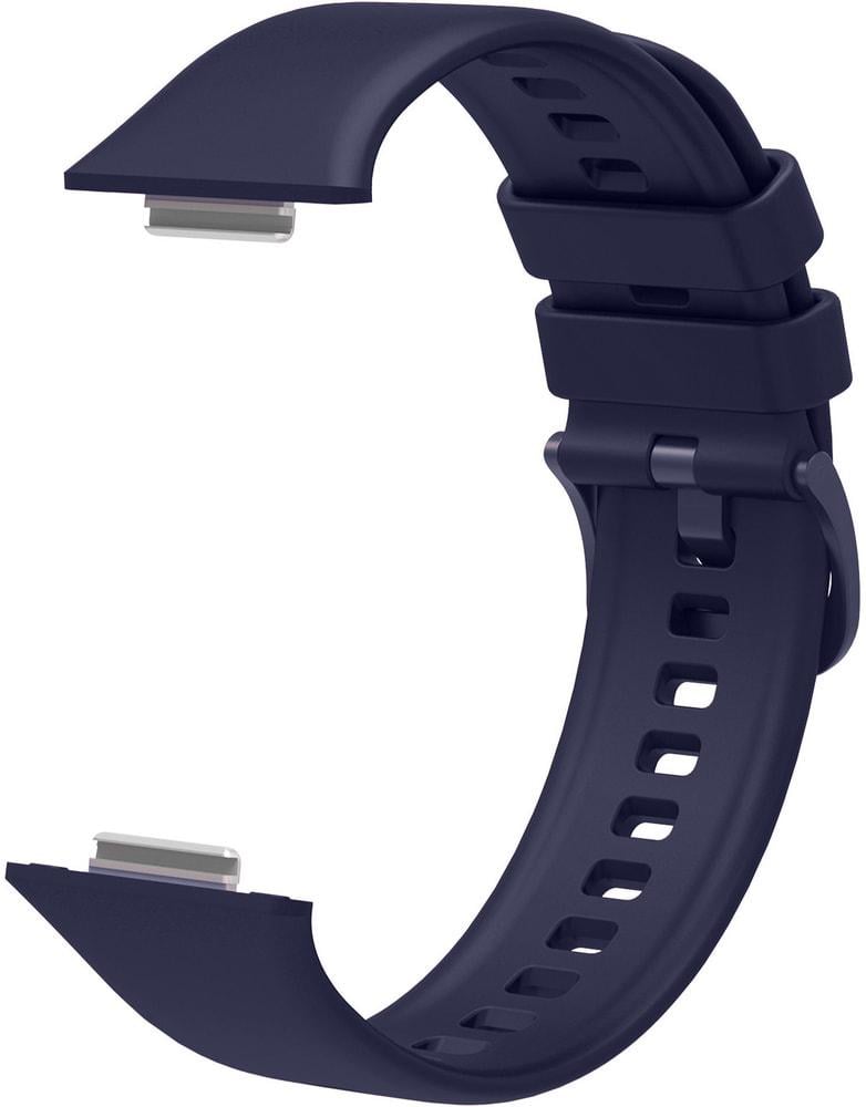 Ремешок Jsota для Huawei Watch Fit 2 силиконовый Dark Blue (28081-5D) - фото 3 Ремешок Jsota для Huawei Watch Fit 2 силиконовый Dark Blue (28081-5D) - фото 3