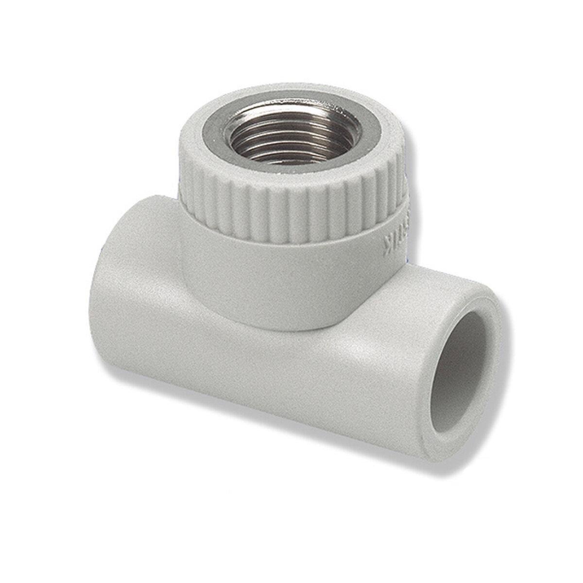 Тройник PPR Ekoplastik STKI03225X 32 мм ВВ 3/4" (SW-43013)