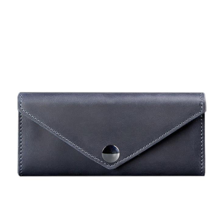 Гаманець жіночий шкіряний BlankNote Керрі 1.0 Синій (A-026138)