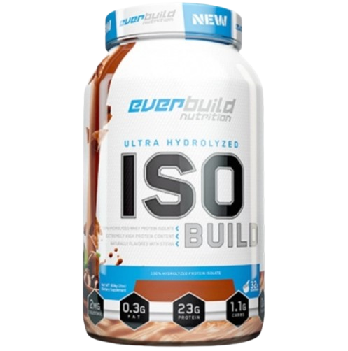 Изолят сывороточного протеина Everbuild Nutrition Iso Build Ultra Hydrolyzed Мокко-капучино 908 г