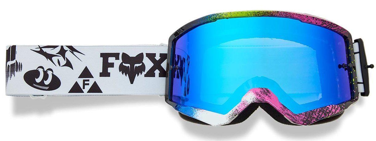 Мотоочки Fox MAIN II SPARK Goggle IMAGE COSMO White/Mirror Blue Lens (51511)