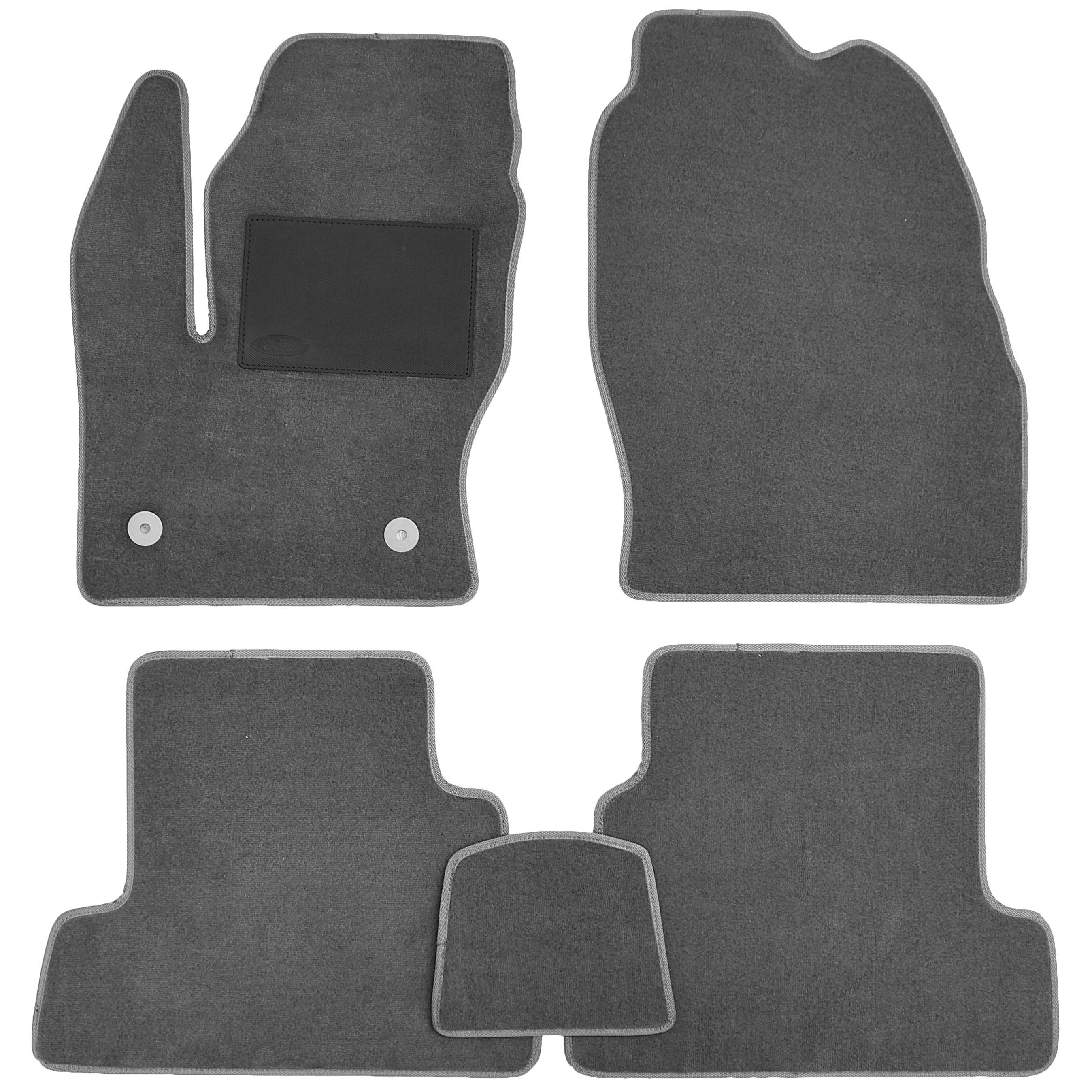 Коврики Optimal в салон для Ford Escape 2013/2019 текстильные Серый