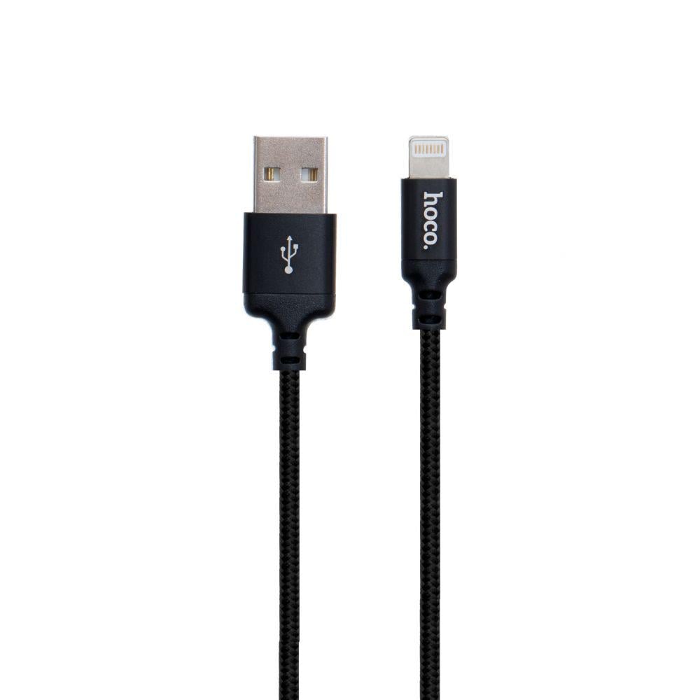 USB кабель Hoco X14 Times Lightning 2 м Черный