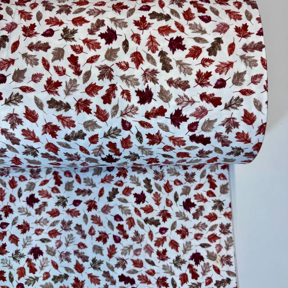 Ткань для постельного белья фланель осенние листья 240 см (207392)