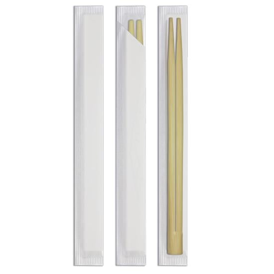 Палочки для суши бамбуковые в индивидуальной белой уп. 23 см 100 шт.