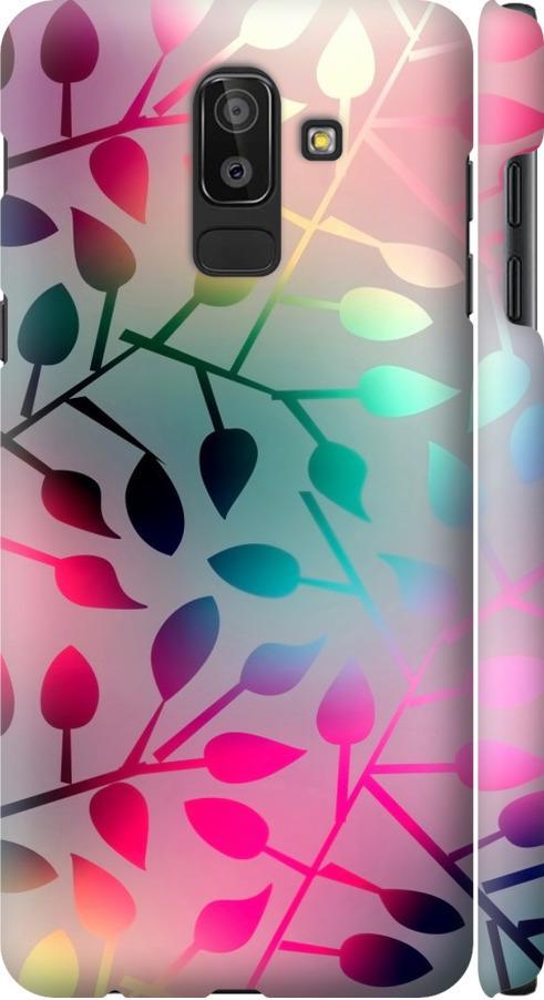 Чехол на Samsung Galaxy J8 2018 Листья (2235m-1511-42517) Чехол на Samsung Galaxy J8 2018 Листья (2235m-1511-42517)