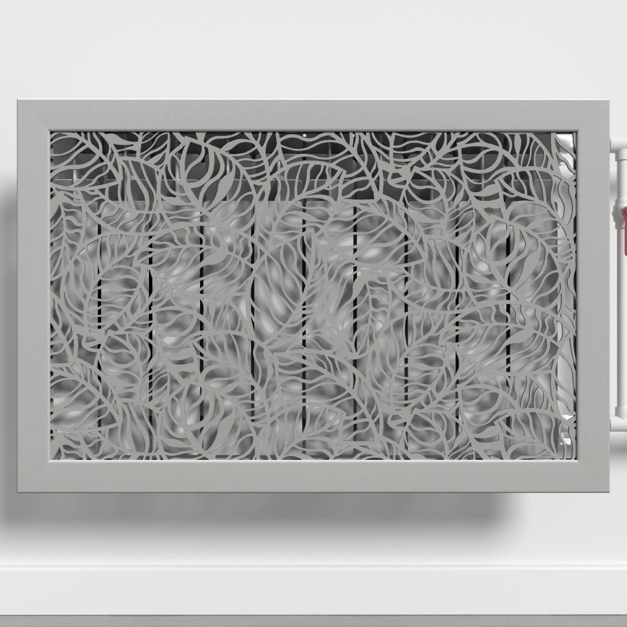 Решетка-экран на батарею SMARTWOOD 1500 мм Серый Бетон (R20585109)