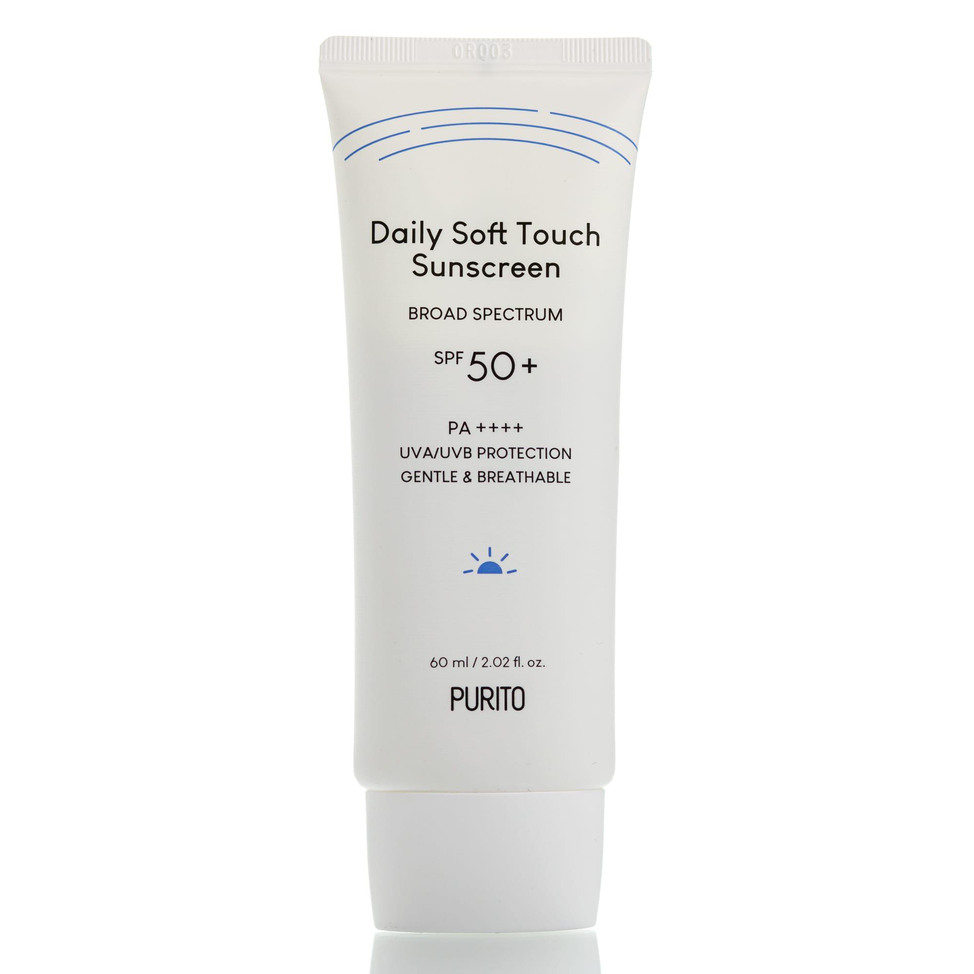 Крем с церамидами солнцезащитный Purito Daily Soft Touch Sunscreen SPF50+/PA++++ 60 мл - фото 1