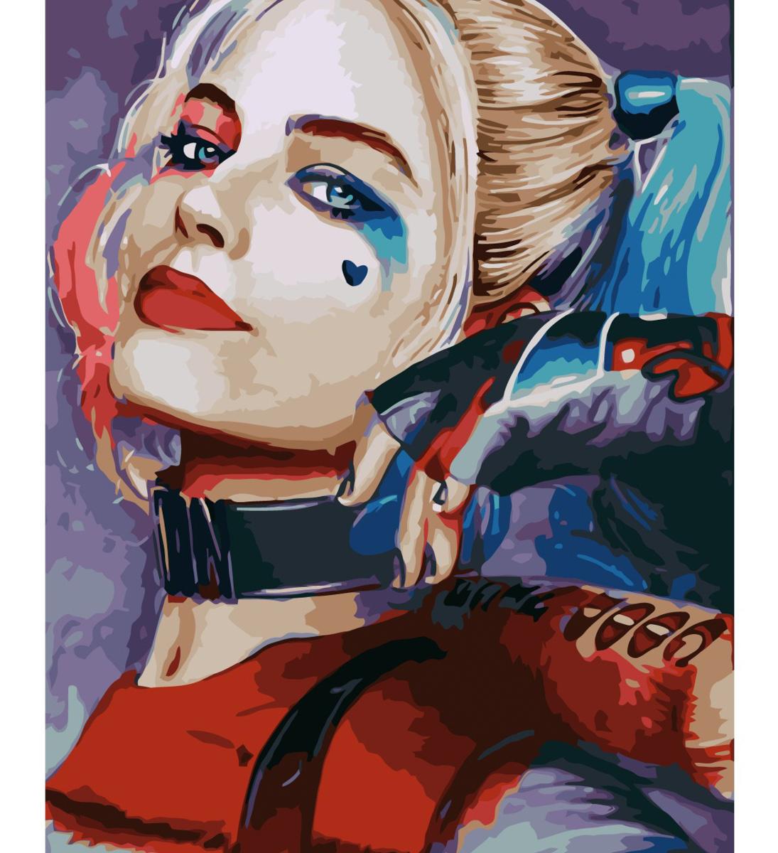 Картина по номерам Strateg Яркая Харли 40x50 см (VA-1865)