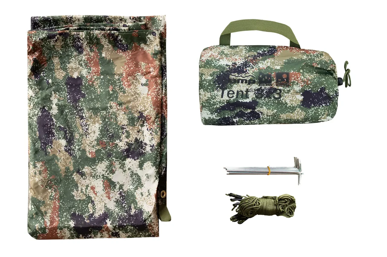 Тент туристичний Tramp Tent 3х3 м Camo (UTRT-100-м Camo) - фото 5