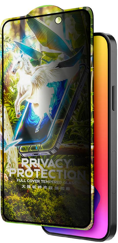 Защитное стекло Hoco Privacy iPhone 14 Pro (Антишпион) Black (38382)