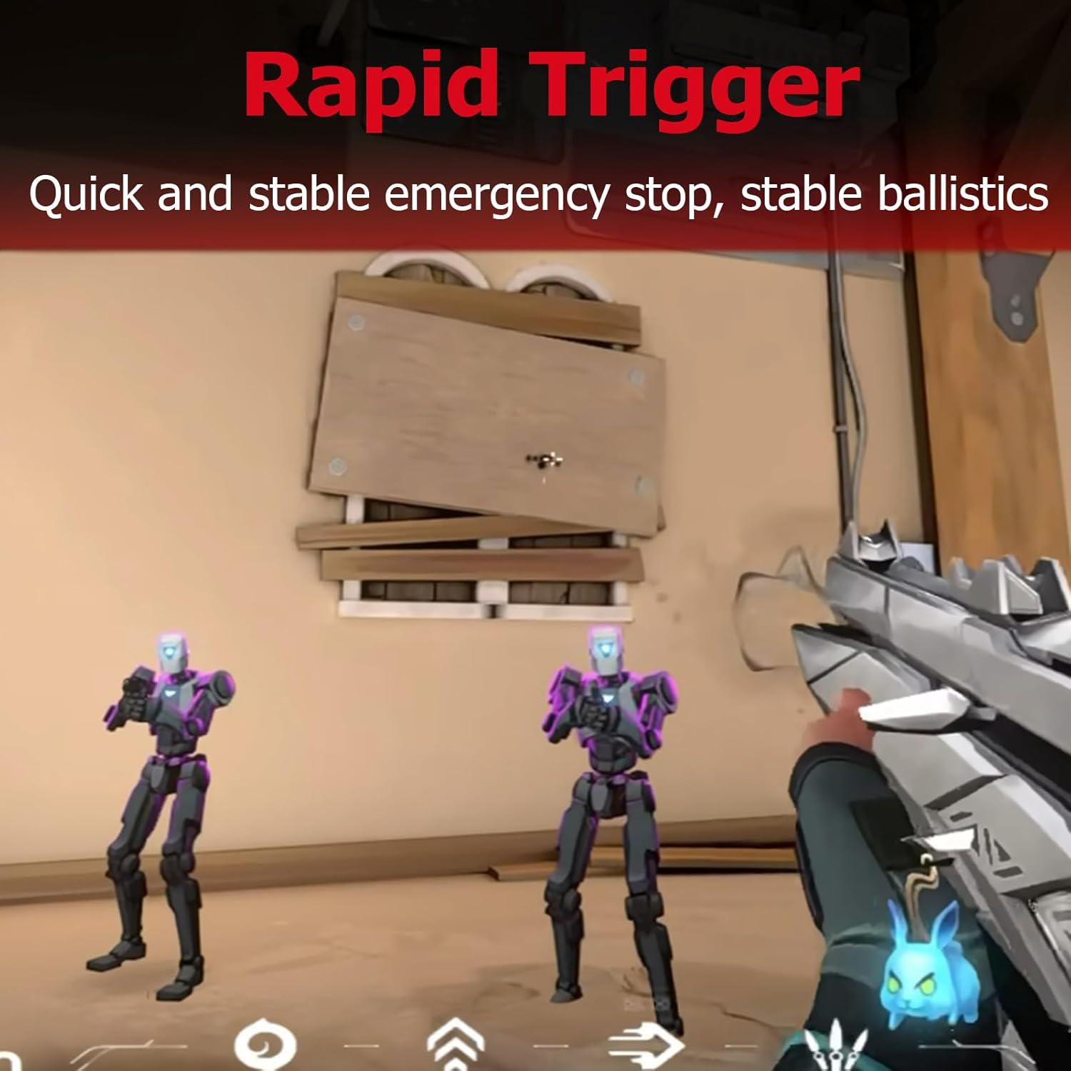 Клавіатура ігрова дротова MADLIONS MAD 60HE RGB Rapid Trigger магнітний перемикач ПК/Mac Black (2555354048) - фото 5