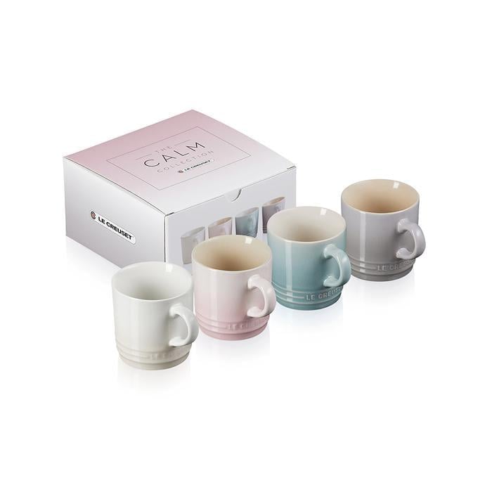 Набор чашек для капучино Le Creuset Calm керамика 4 пр. 200 мл Разноцветный (2598541)