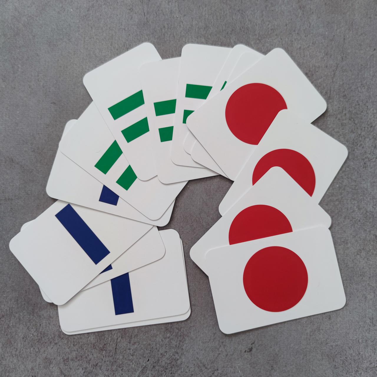 Комплект картонних карток для звукового аналізу слів (2737850402) - фото 3 Комплект картонних карток для звукового аналізу слів (2737850402) - фото 3