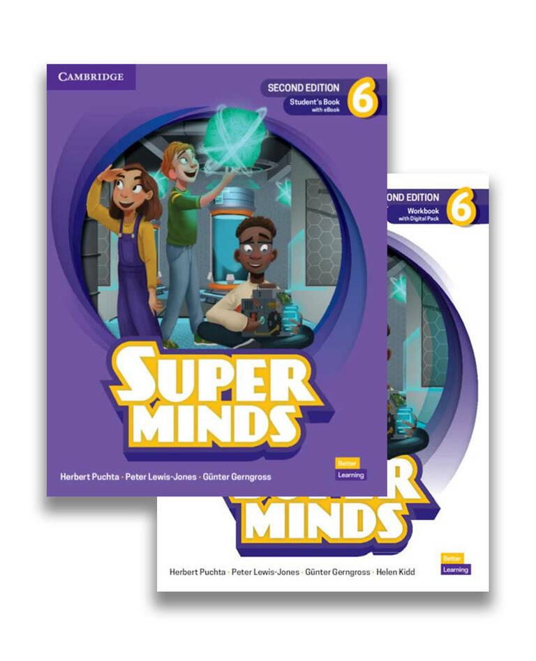Учебники Super Minds 6 2 издания