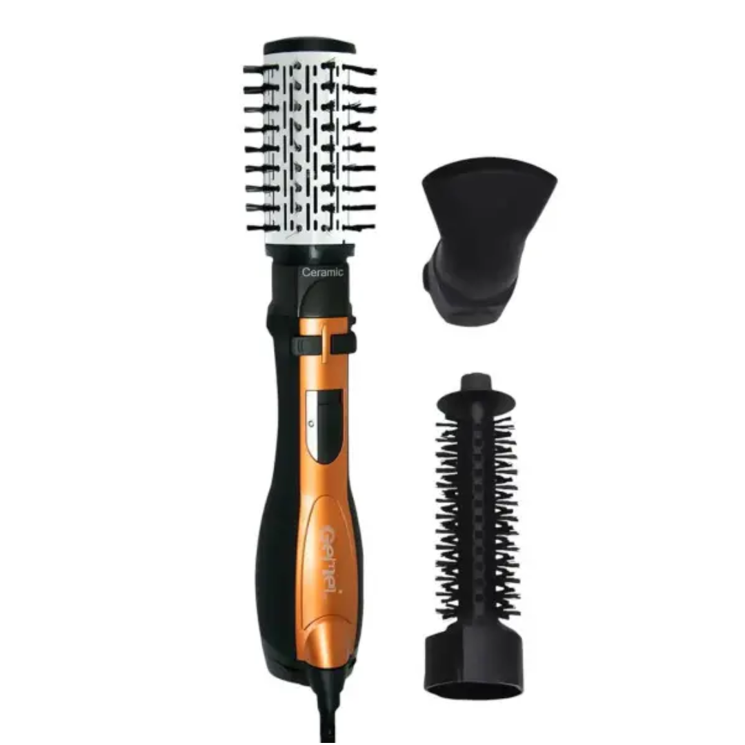 Фен-стайлер для волос Gemei GM-4828 с тремя насадками Оранжевый (р-46)