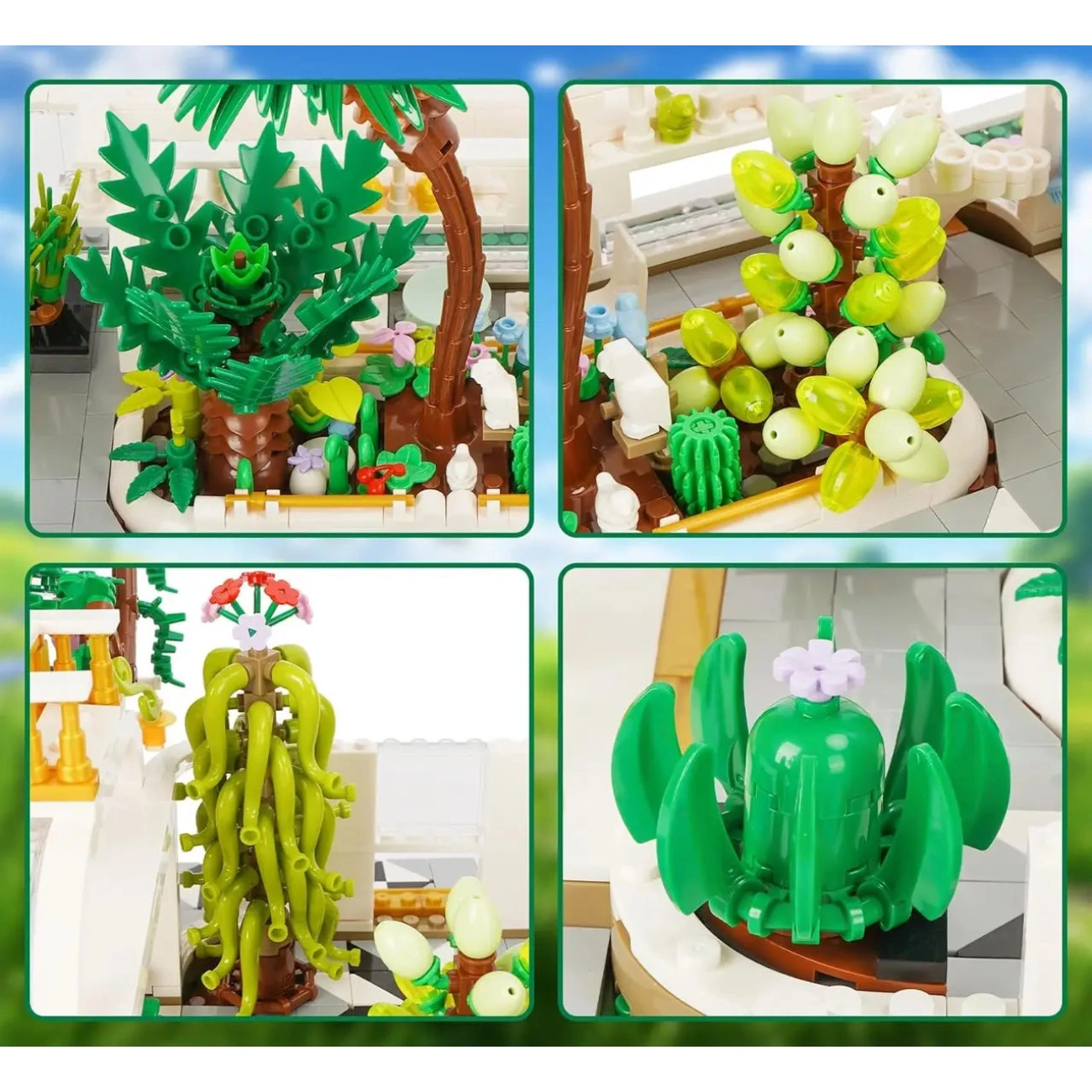 Набор для детей строительный Оранжерея 2231 дет. (29194999) - фото 5 Набор для детей строительный Оранжерея 2231 дет. (29194999) - фото 5