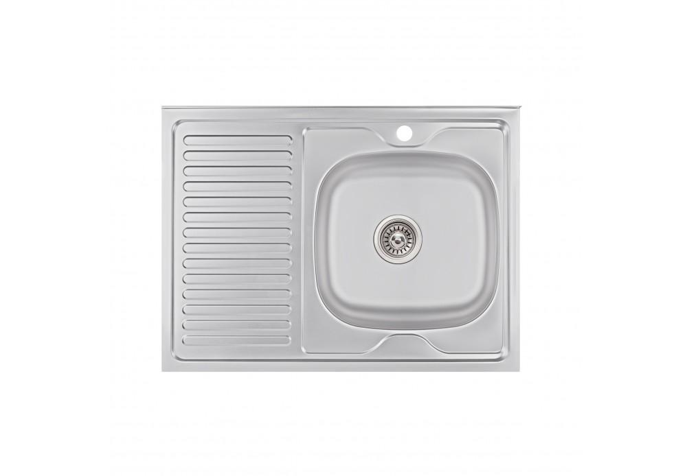 Кухонная мойка Lidz 6080-R 0,6 мм Satin (LIDZ6080R06SAT) Кухонная мойка Lidz 6080-R 0,6 мм Satin (LIDZ6080R06SAT)