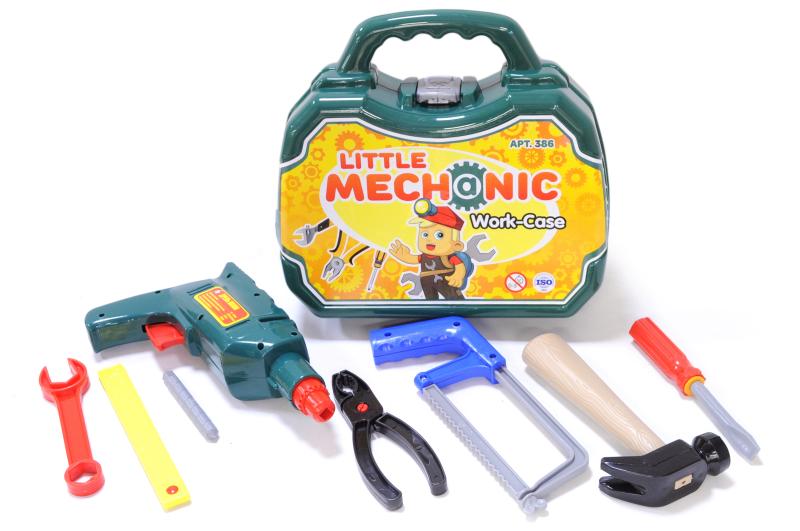 Дитячий ігровий набір Технок Маленький механік 27х22,5х8,5 см Темно-зелений (386)
