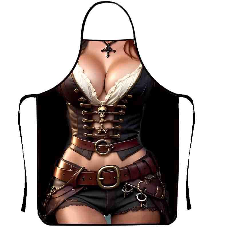 Фартук с прикольным принтом женский 80x60 см Разноцветный (50212) Фартук с прикольным принтом женский 80x60 см Разноцветный (50212)