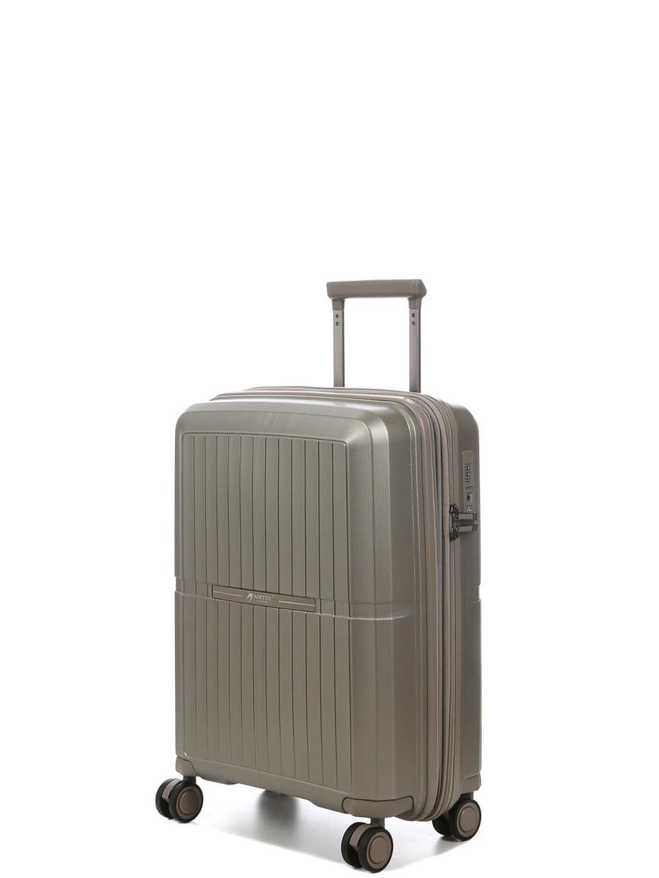 Чемодан имел AIRTEX полипропилен S 55x40x23 + 5 см 49 л 2,8 кг Шампань (249)