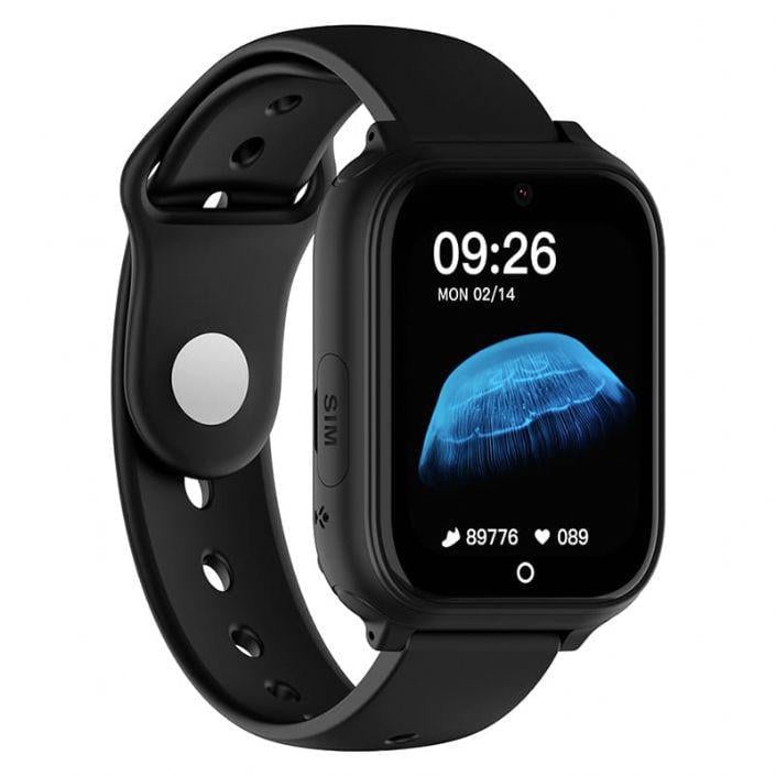 Смарт часы-телефон детский Wonlex CT25 с видеозвонком WI-FI GPS SIM-карта Black (18358)