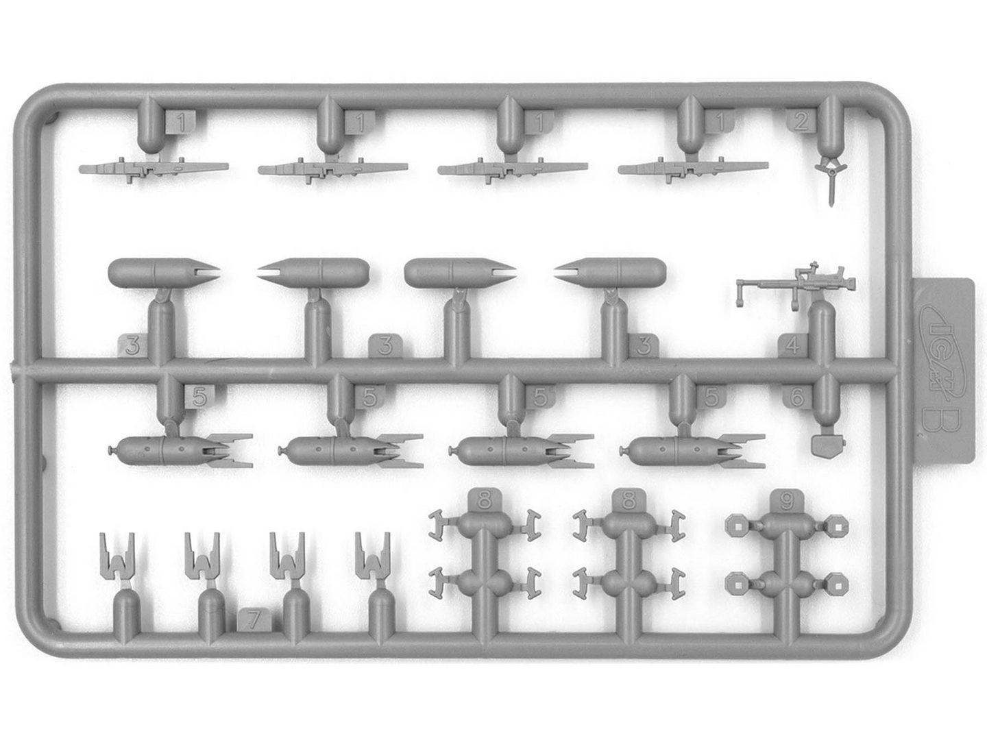 Сборная модель ICM Бипланы 1930-1940-х годов Не-51A-1 Ki-10-II U-2/Po-2VS (72210) - фото 4