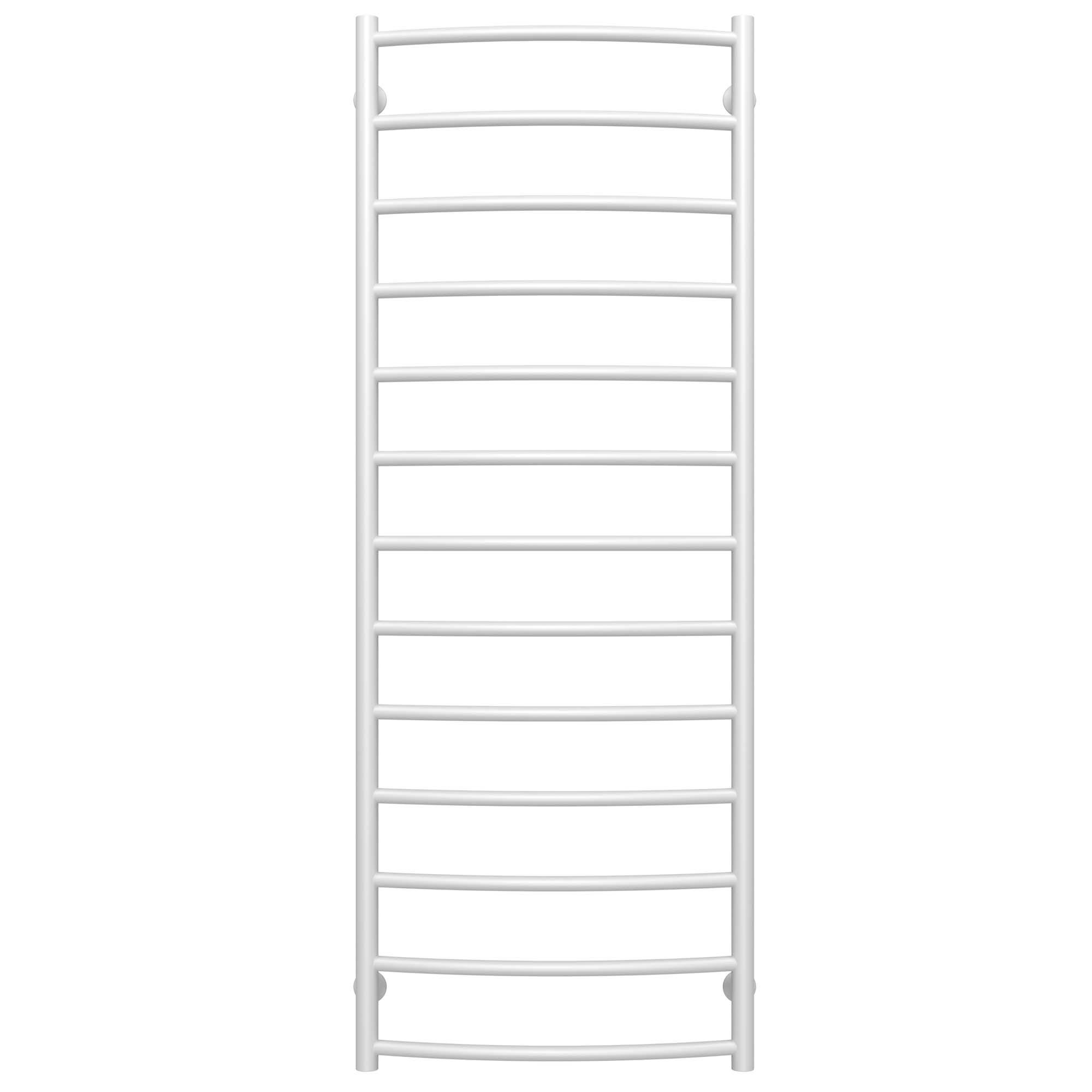 Полотенцесушитель водяной Deffi Классик П13 нижнее подключение нержавеющая сталь 500х1400 мм Белый (C.DK.140.50.13.W.A)