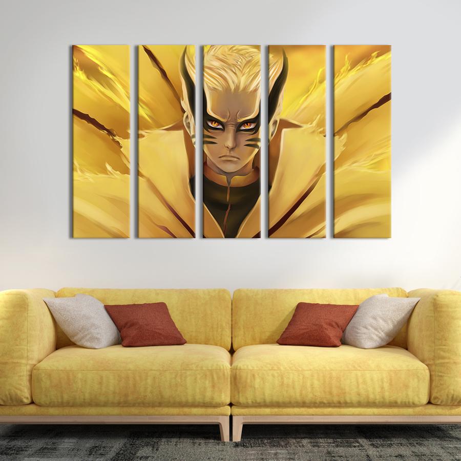 Модульная картина из 5 частей Наруто Барион 155x95 см (731-51)