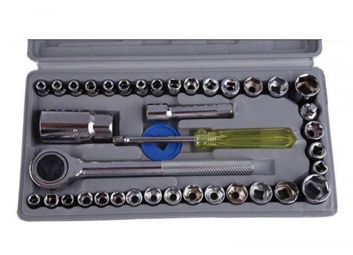 Набір інструментів для ремонту автомобіля 40 шт. (1-6-3831280) - фото 4 Набір інструментів для ремонту автомобіля 40 шт. (1-6-3831280) - фото 4