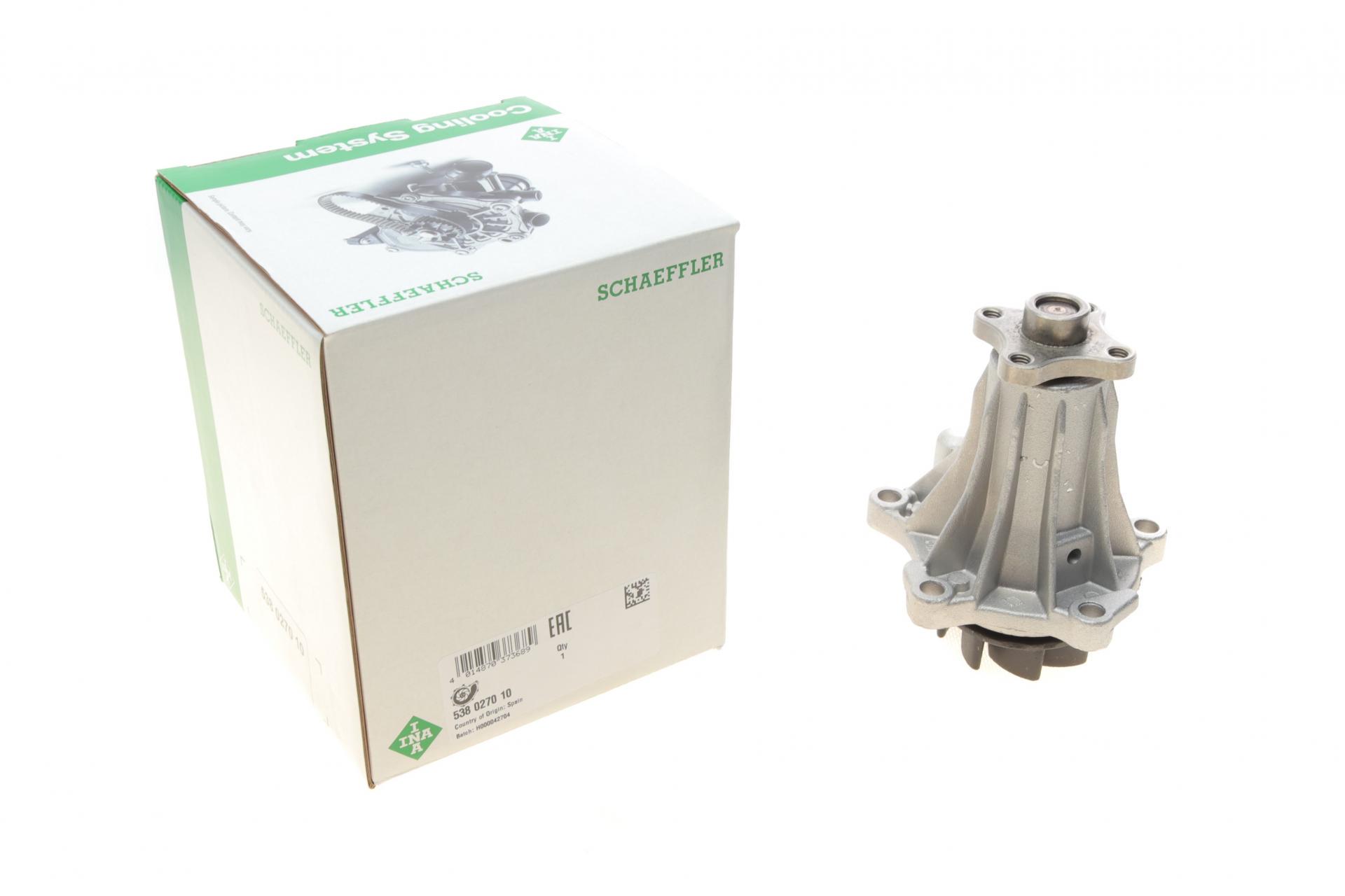 Помпа воды INA Ford Transit 2.0/2.3 16V 94-06/Scorpio 2.0/2.0i/2.0i 16V/2.3i 16V 88-98/Sierra 2.0i 87-93 538 0270 10