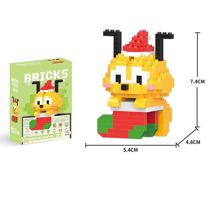 Конструктор-фигурка подвесной Bricks Пиксели Плуто Мики Маус (2077824123) - фото 3