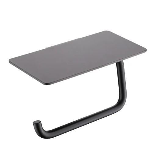 Держатель для туалетной бумаги с полкой KOER AS-0112-07 Графит (KR6176)