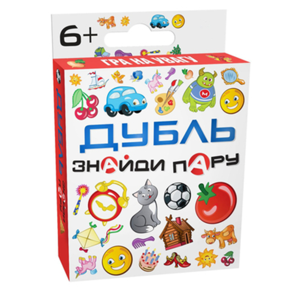 Настольная карточная детская игра "Дубль. Знайди пару" 30 карт (23272656) Настольная карточная детская игра "Дубль. Знайди пару" 30 карт (23272656)