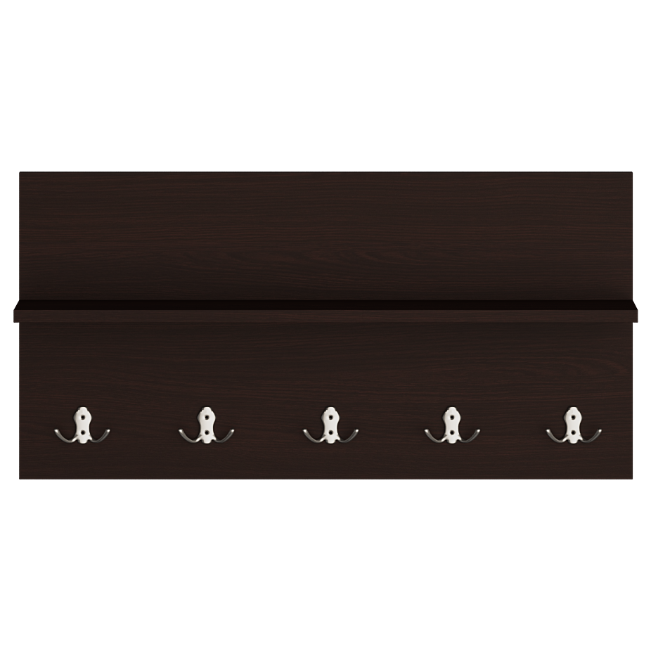 Вішалка настінна EVEREST Соната 800х400х150 мм Венге темний (11336) - фото 3 Вішалка настінна EVEREST Соната 800х400х150 мм Венге темний (11336) - фото 3