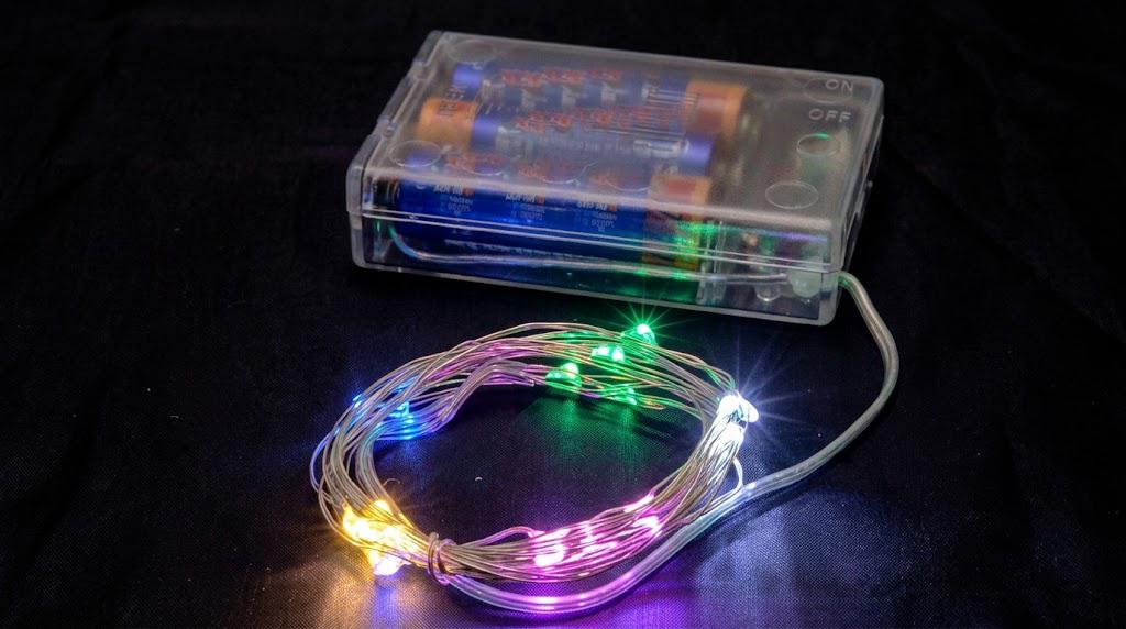 Гирлянда Роса на батарейках 30 LED 3 м Разноцветный (FFJ00143)