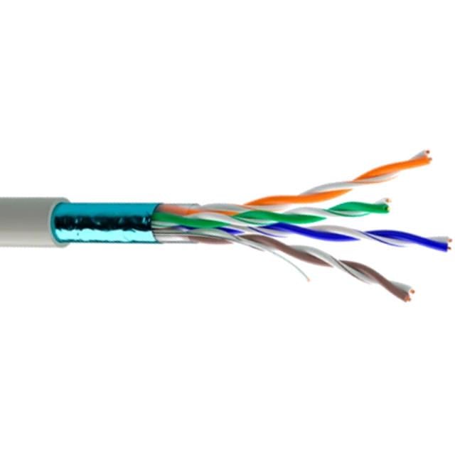 Кабель FTP мідь внутрішній OK-Net КПВЕ-ВП 200 4x2x0,51 F/UTP-Cat 5E 100 м (2863456798)