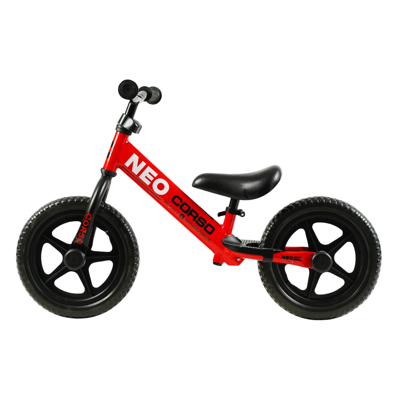 Біговел Corso Neo 12" сталева рама/підставка для ніг Red (144027) - фото 2 Біговел Corso Neo 12" сталева рама/підставка для ніг Red (144027) - фото 2