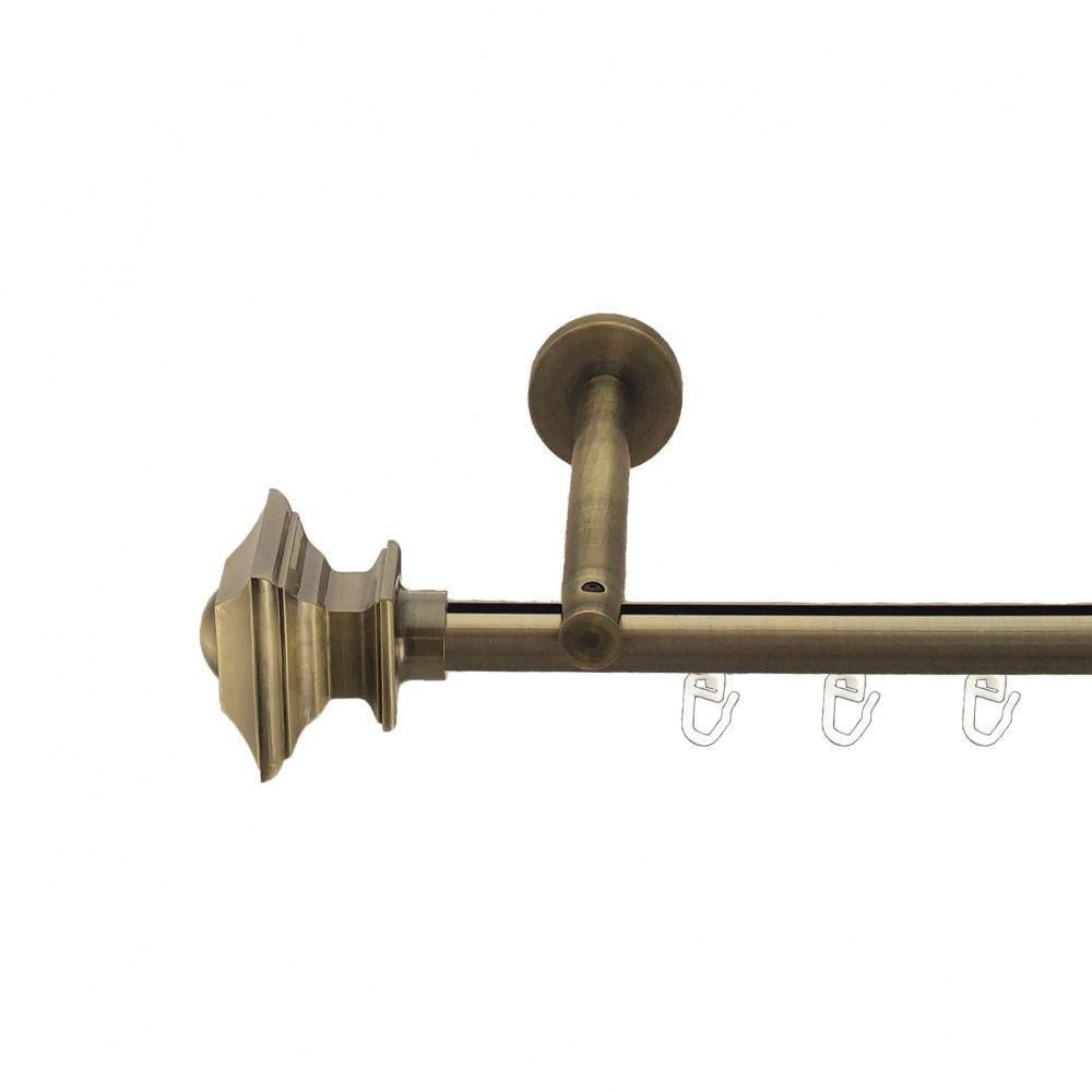 Карниз Orvit Борджеза однорядний профільний 16 мм 400 см Антик (7217956)