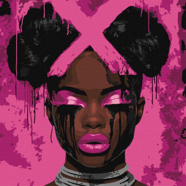 Картина по номерам Ideyka Слезы неона 40x40 см (Id-KHO8615)