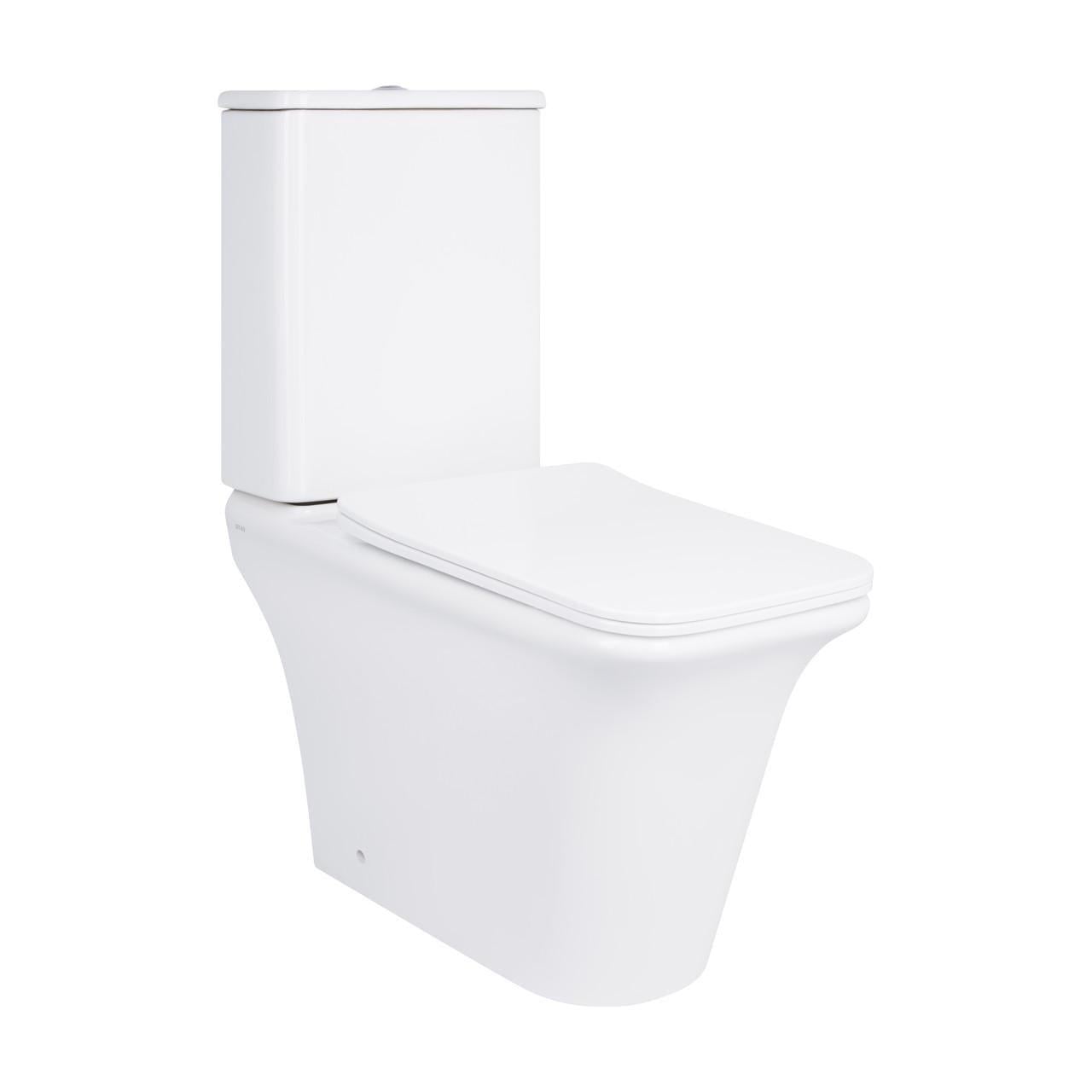 Унітаз-компакт Qtap Kalao безобідковий з сідінням Soft-close (QT08221213AW) Унітаз-компакт Qtap Kalao безобідковий з сідінням Soft-close (QT08221213AW)