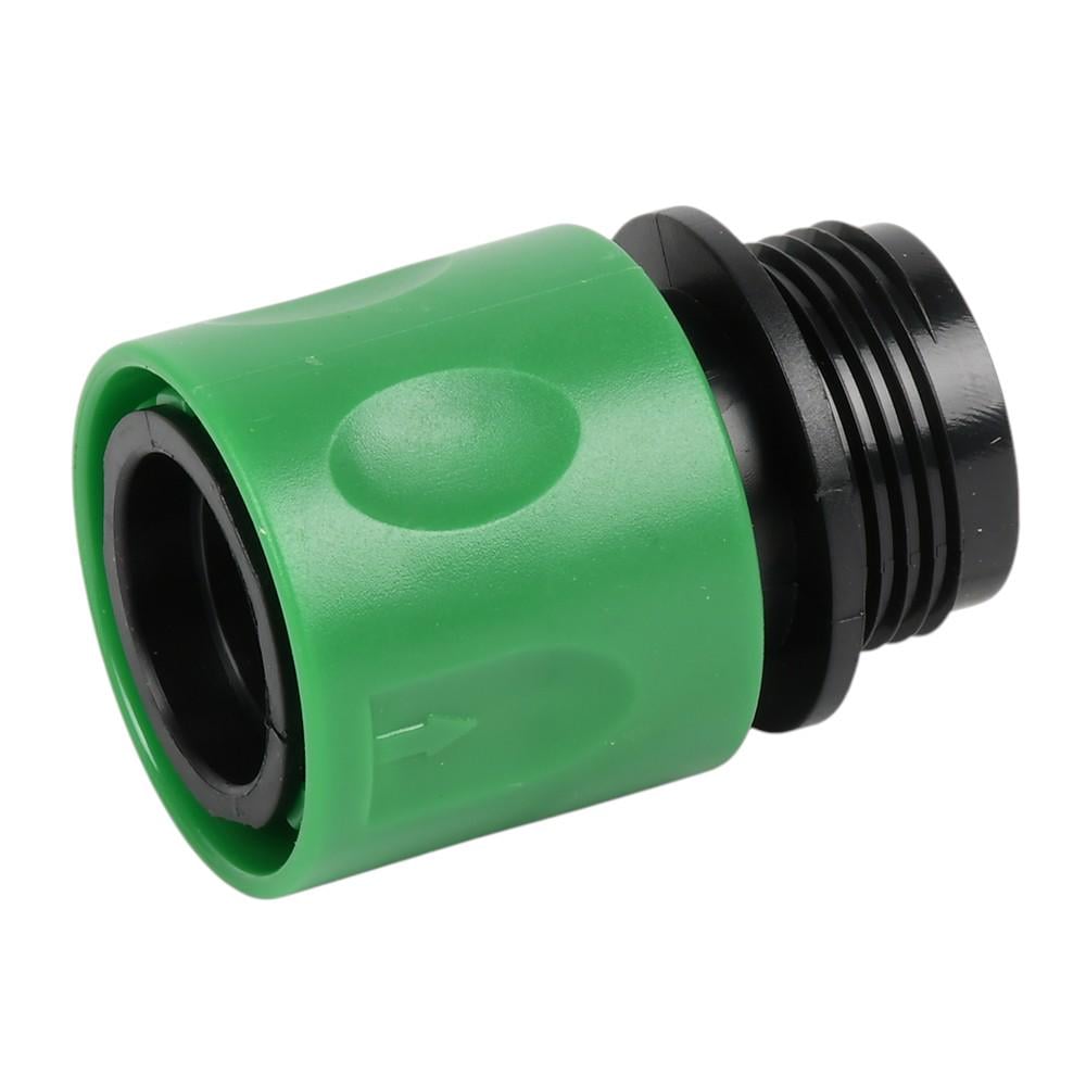 Переходник для шланга Stenson R41977 3/4" 5 см с наружной резьбой Зеленый с черным (33726678)