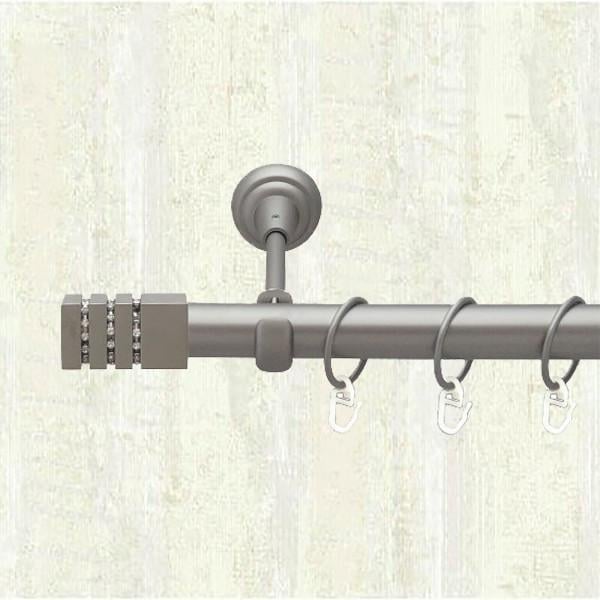 Карниз металевий Orvit Ацтека однорядний 25 мм 200 см Сатин (000-7117)