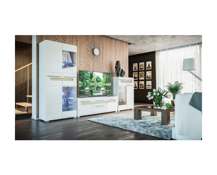 Полиця навісна 105 Світ Меблів Бьянко з ДСП Білий - фото 3 Полиця навісна 105 Світ Меблів Бьянко з ДСП Білий - фото 3