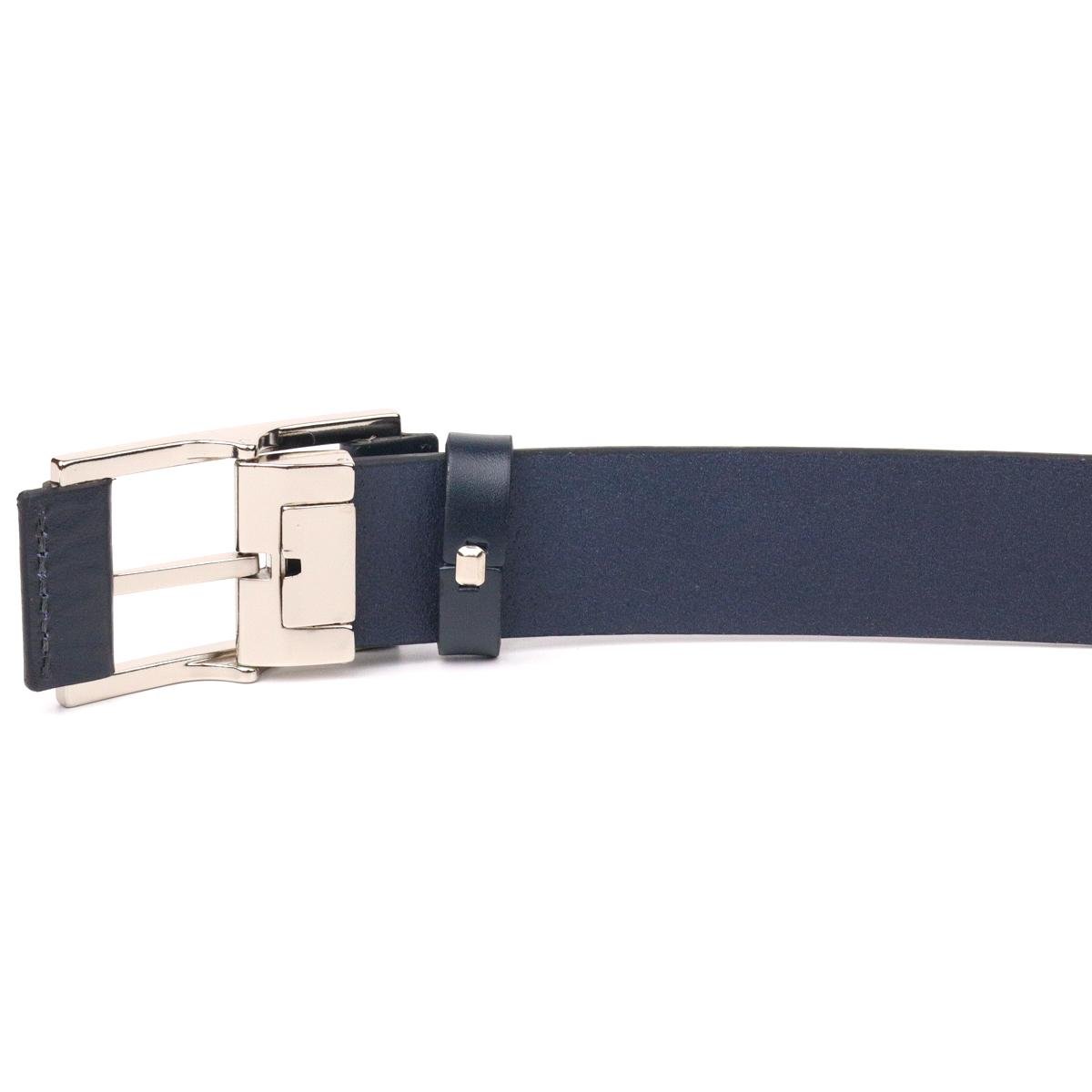 Ремень мужской GRANDE PELLE Leather Belt 21452 из натуральной кожи Синий (10847188) - фото 3