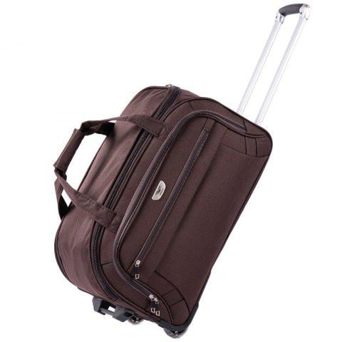 Сумка дорожная Wings c1055 50 л на 2 колесах Коричневый (10228289)