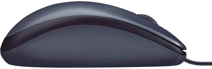 Мышь проводная Logitech B100 Черный - фото 4