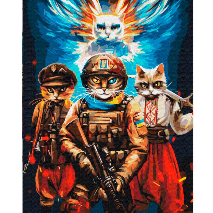 Набір для творчості Ideyka картина за номерами коти Крила покоління кул MK5350 (MTT-185447)