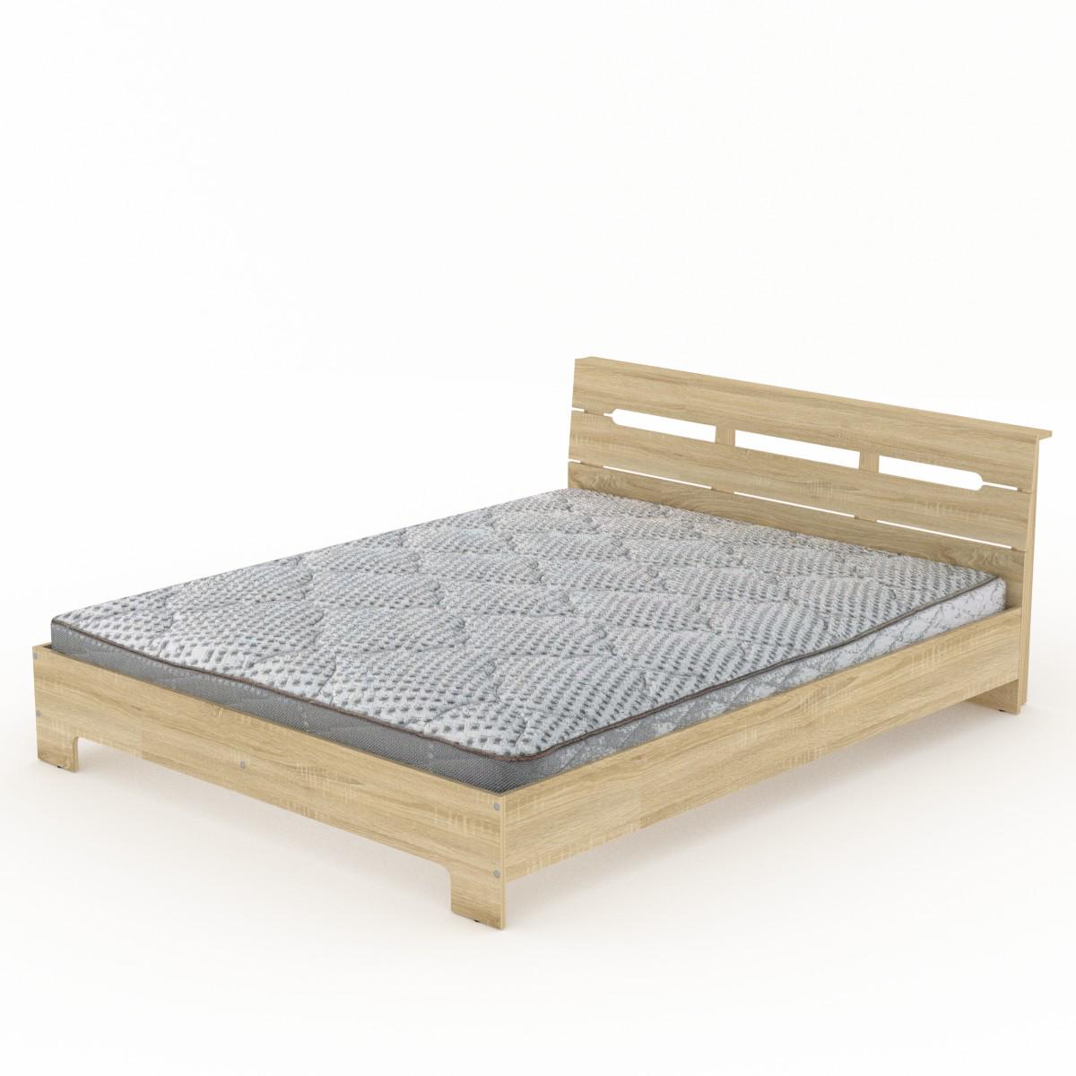 Кровать Компанит Стиль 160х200 см Дуб сонома (New-118)